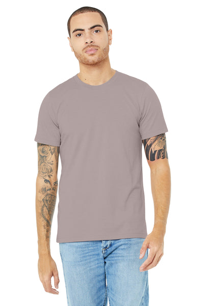 Unisex Heather CVC T-Shirt - Heather Pink Gravel