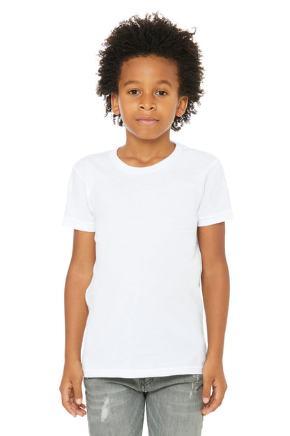 Youth Jersey T-Shirt - Solid White Blend