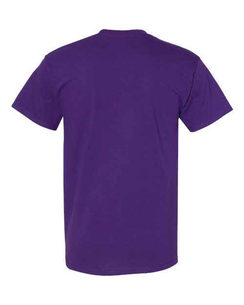 Gildan 5000 Purple — back