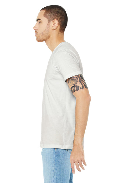 Unisex Jersey Short-Sleeve V-Neck T-Shirt - Vintage White