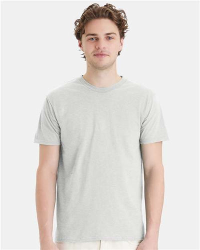 Hanes 4980 Ash — on model front