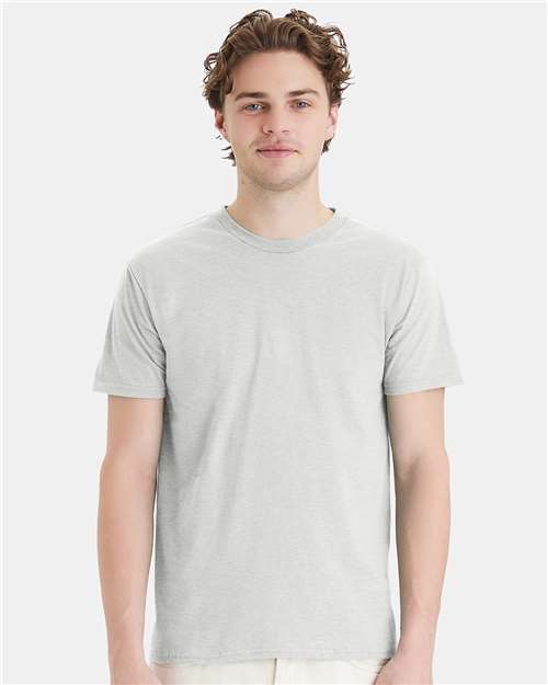 Hanes 4980 Ash — on model front