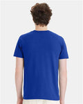 Hanes 4980 Deep Royal — on model back
