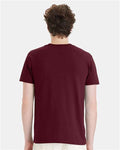 Hanes 4980 Maroon — on model back