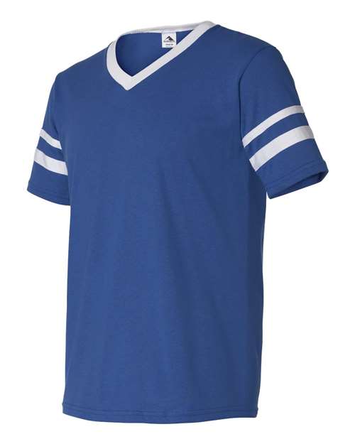 Augusta Sportswear 360 Royal/ White — side