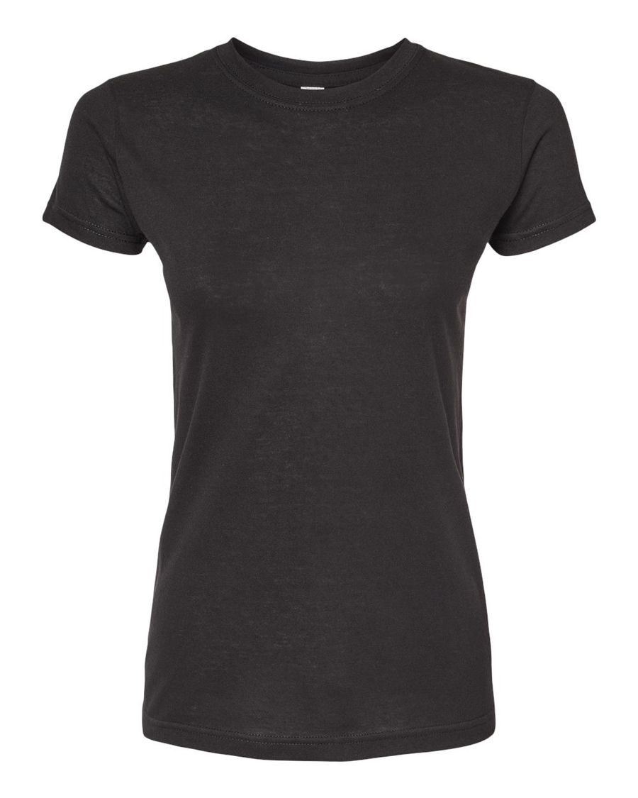 Women's Poly-Rich Slim Fit Tee - Black