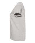 Hanes 5680 Light Steel — direct side