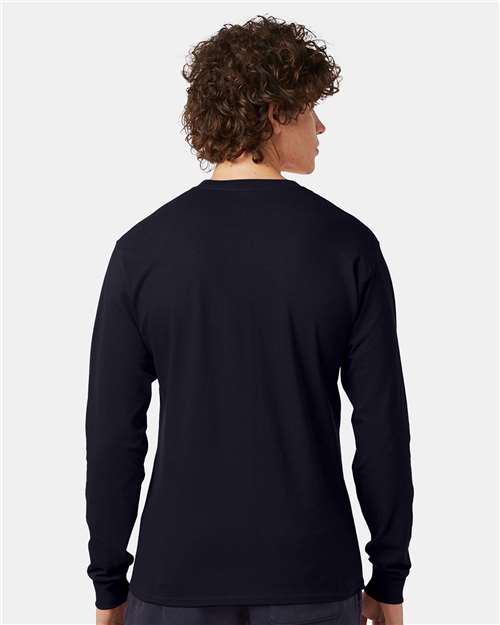 Champion CC8C Navy — on model back