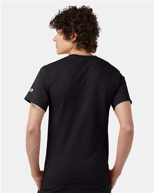 Champion T425 Black — on model back