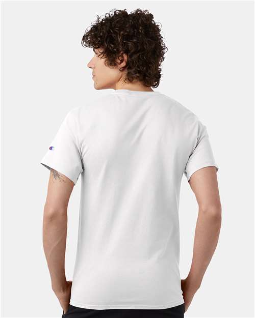 Champion T425 White — on model back
