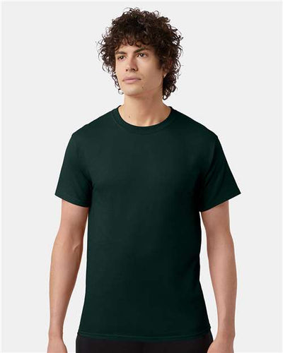 Champion T425 Dark Green — on model front