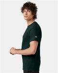 Champion T425 Dark Green — on model side