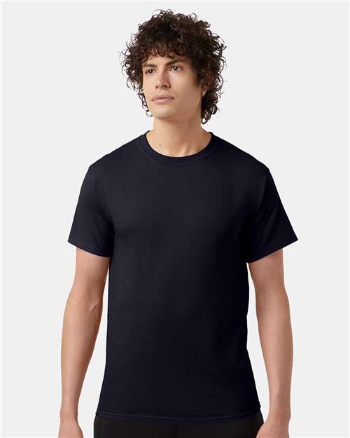 Champion T425 Navy — on model front