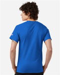 Champion T425 Royal Blue — on model back