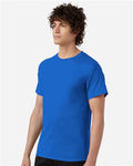 Champion T425 Royal Blue — on model side