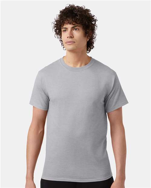 Champion T425 Light Steel — on model front