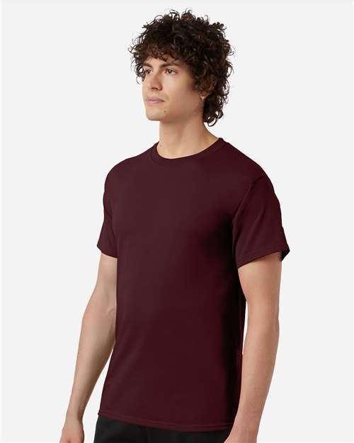 Champion T425 Maroon — on model side