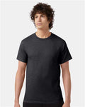 Champion T425 Charcoal Heather — on model front