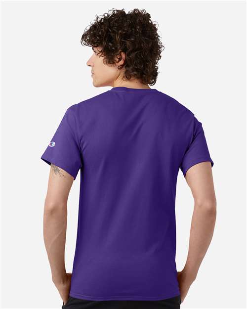 Champion T425 Purple — on model back