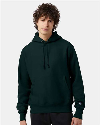 Champion S101 Dark Green — on model front