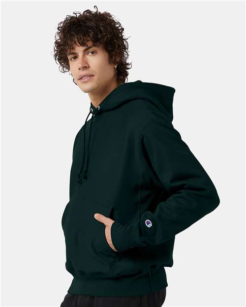 Champion S101 Dark Green — on model side