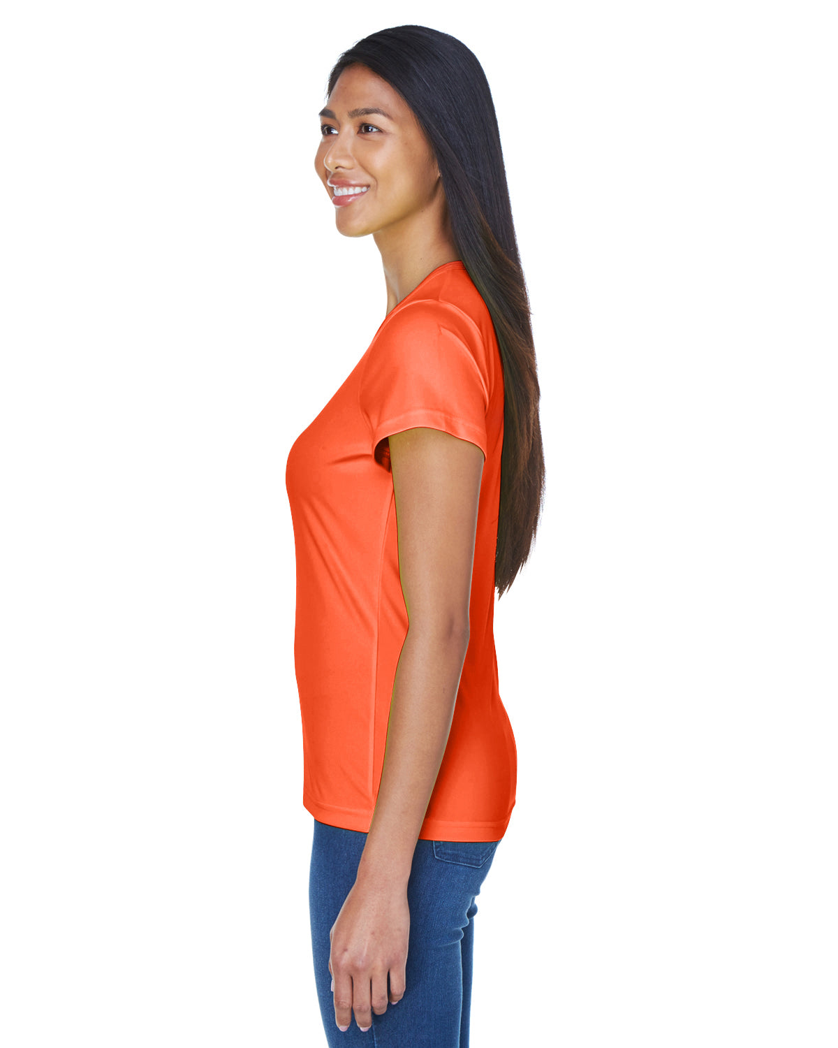 Women's Cool & Dry Sport Performance Interlock T-Shirt - Orange