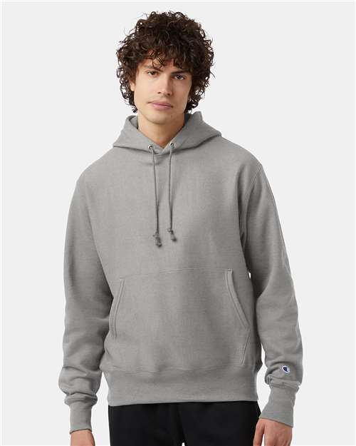 Champion S101 Oxford Grey — on model front