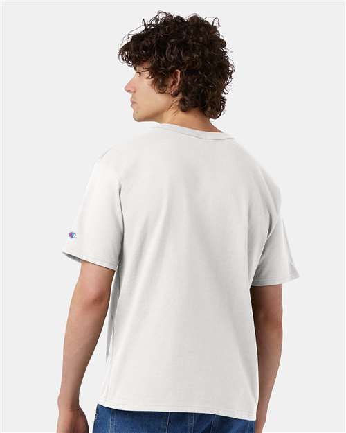 Champion T105 White — on model back