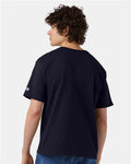 Champion T105 Navy — on model back