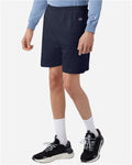 Champion 8187 Navy — on model side