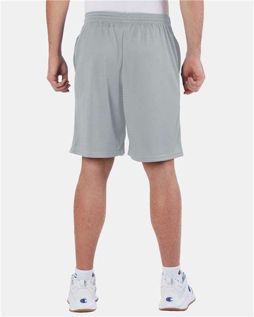 Champion S162 Athletic Grey — on model back