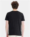 Hanes 4980 Black — on model back
