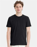 Hanes 4980 Black — on model front