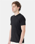 Hanes 4980 Black — on model side