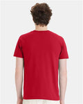 Hanes 4980 Deep Red — on model back