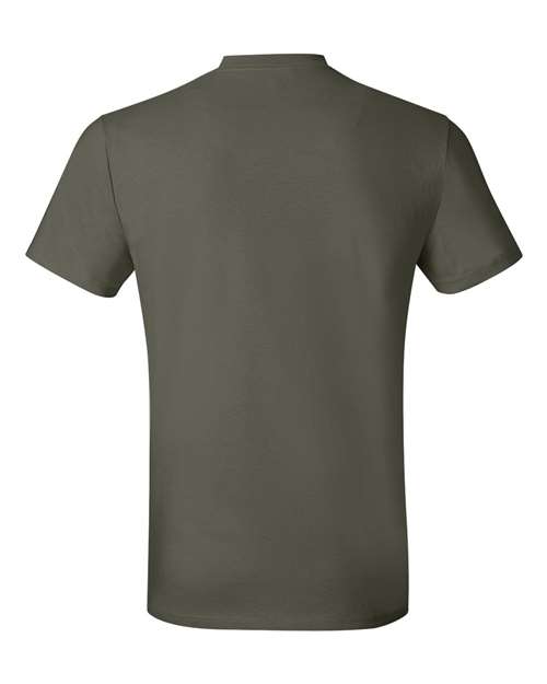 Hanes 4980 Fatigue Green — back