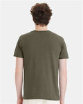 Hanes 4980 Fatigue Green — on model back