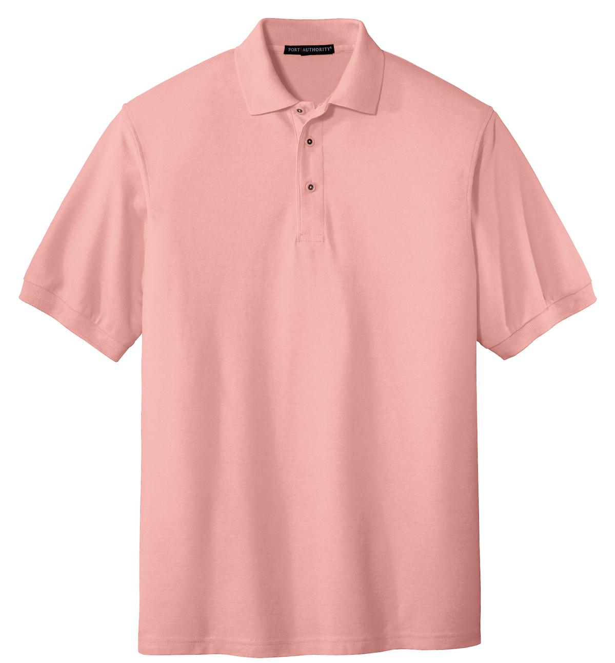 Unisex Silk Touch Polo - Light Pink
