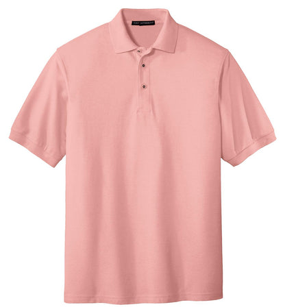 Unisex Silk Touch Polo - Light Pink