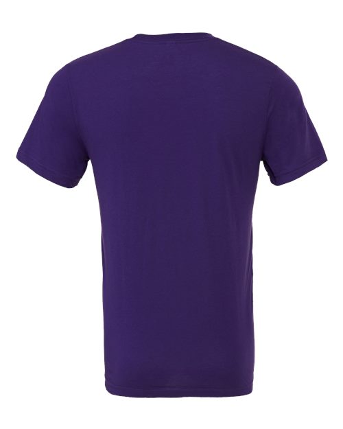 BELLA + CANVAS 3001 Team Purple — back