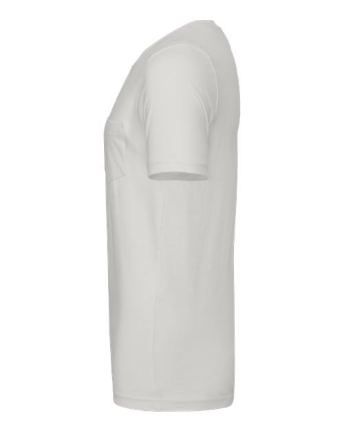 BELLA + CANVAS 3001 Silver — direct side