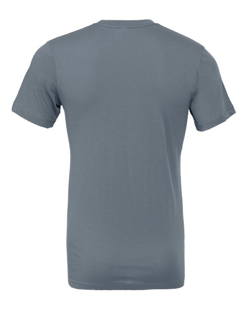 BELLA + CANVAS 3001 Steel Blue — back