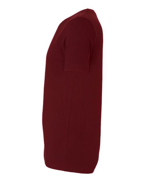 BELLA + CANVAS 3001 Maroon — direct side
