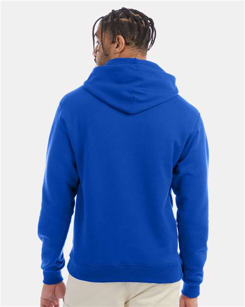 Champion S700 Royal Blue — on model back