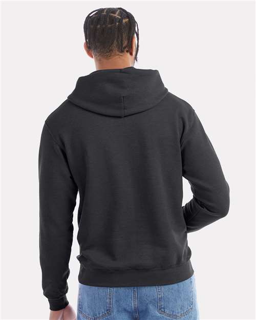 Champion S700 Charcoal Heather — on model back
