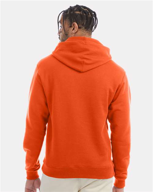 Champion S700 Orange — on model back