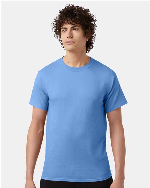 Champion T425 Light Blue — on model front