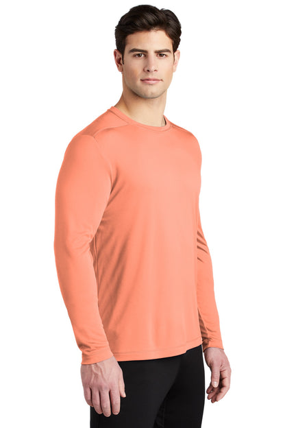 Unisex Posi-UV Pro Long Sleeve Tee - Soft Coral