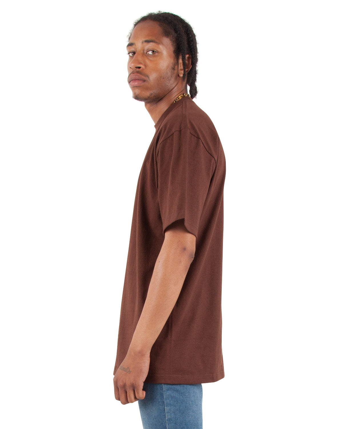 Unisex Max Heavyweight T-Shirt - Brown