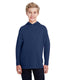Anvil 987B - Youth Long-Sleeve Hooded T-Shirt - Navy